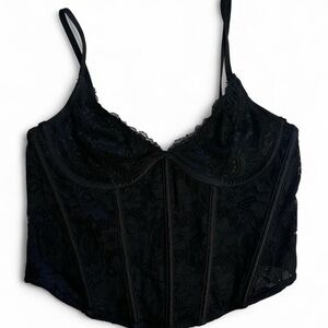 PacSun black corset top